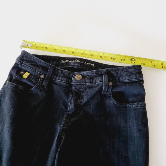 SECOND YOGA Black Straight Leg Jeans - Picture 9 of 11